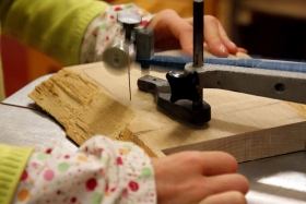 Atelier figurine en bois